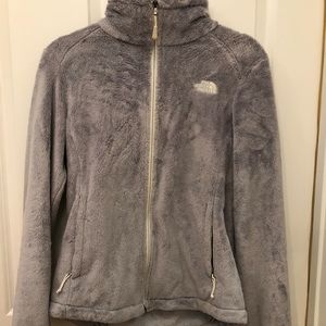 Fuzzy North Face jacket